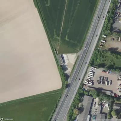 Verlaten Tankstation