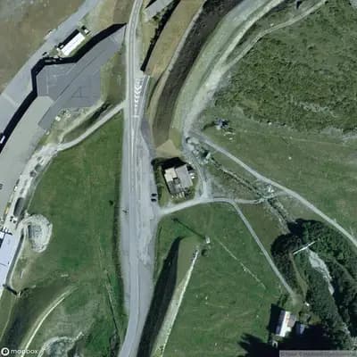 Verlaten Bergstation