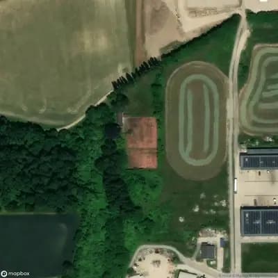 Verlaten Tennisveld